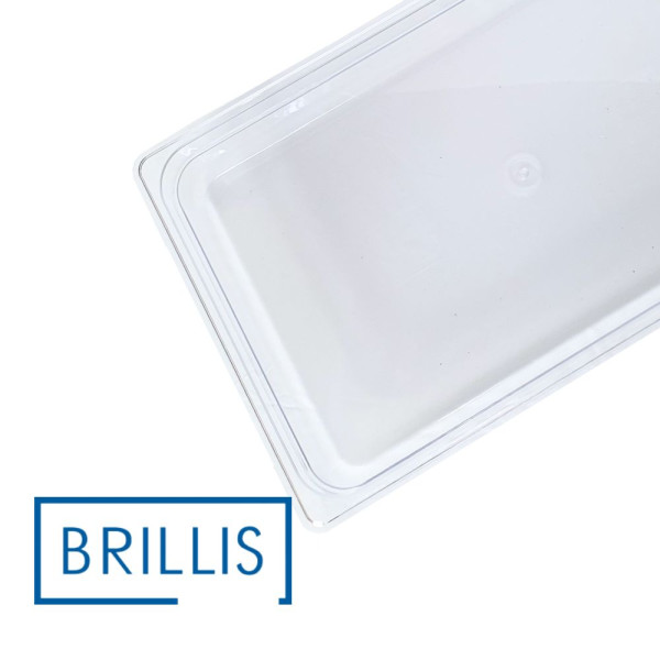 Гастроємність із полікарбонату Brillis GN 1/1-65, прозора