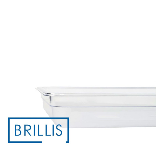 Гастроємність із полікарбонату Brillis GN 1/1-65, прозора