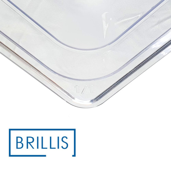 Гастроємність із полікарбонату Brillis GN 1/1-65, прозора