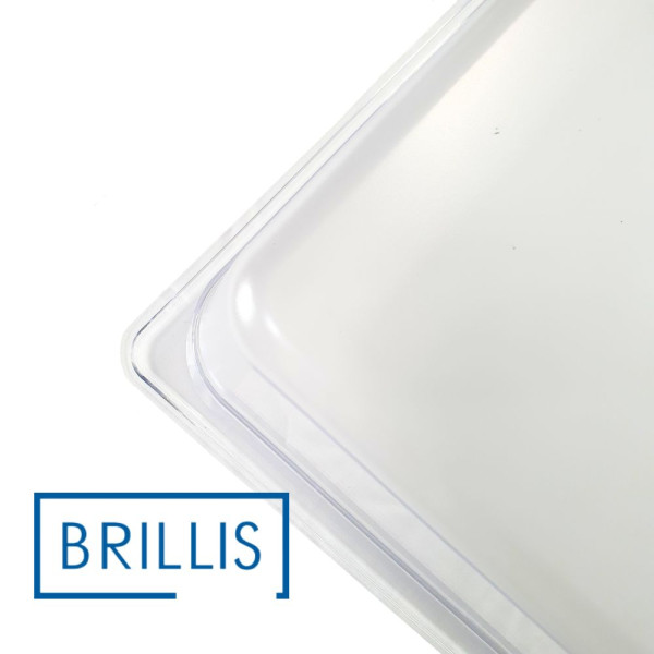 Гастроємність із полікарбонату Brillis GN 1/1-100, прозора