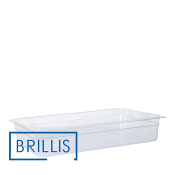 Гастроємність із полікарбонату Brillis GN 1/1-100, прозора
