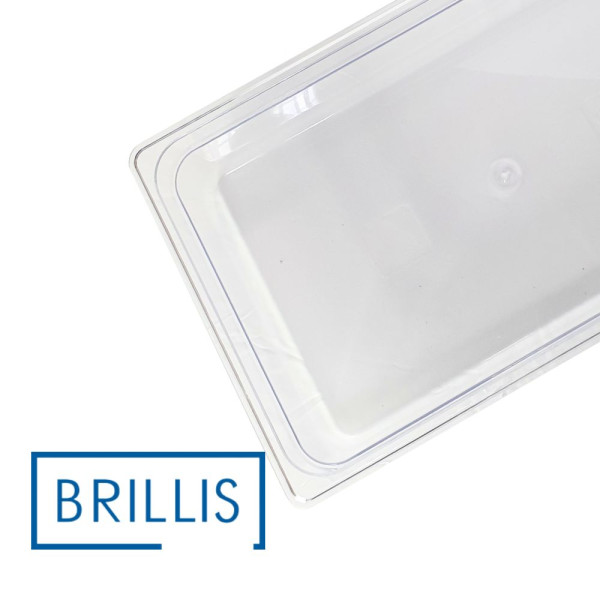 Гастроємність із полікарбонату Brillis GN 1/1-100, прозора