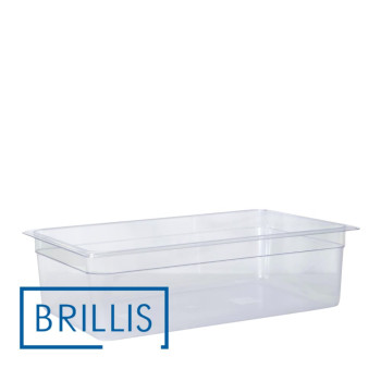 Гастроємність із полікарбонату Brillis GN 1/1-150, прозора
