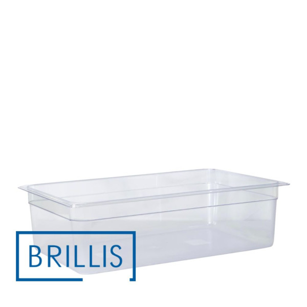 Гастроємність із полікарбонату Brillis GN 1/1-150, прозора