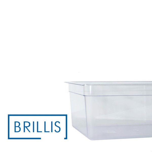 Гастроємність із полікарбонату Brillis GN 1/1-200, прозора