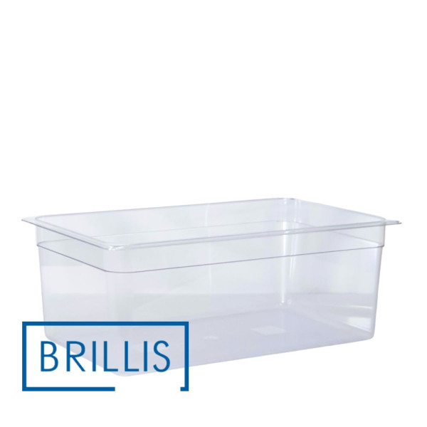 Гастроємність із полікарбонату Brillis GN 1/1-200, прозора